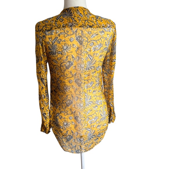 Isabel Marant Etoile Boden Printed Chiffon Silk Top - Picture 7 of 12